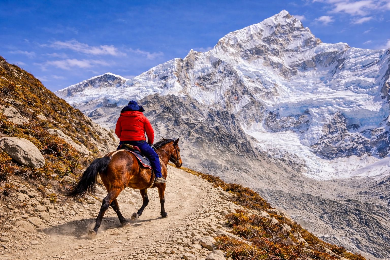 Everest base camp trek with horse ride